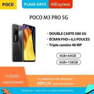 [Officiel] POCO M3 Pro 5G Smartphone - MediaTek Dimensity 700 5G écran DotDisplay 90 Hz FHD +