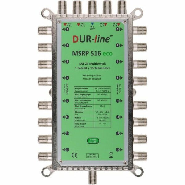 DUR-line DUR-line MSRP 516 eco - Multischalter SAT-Antenne