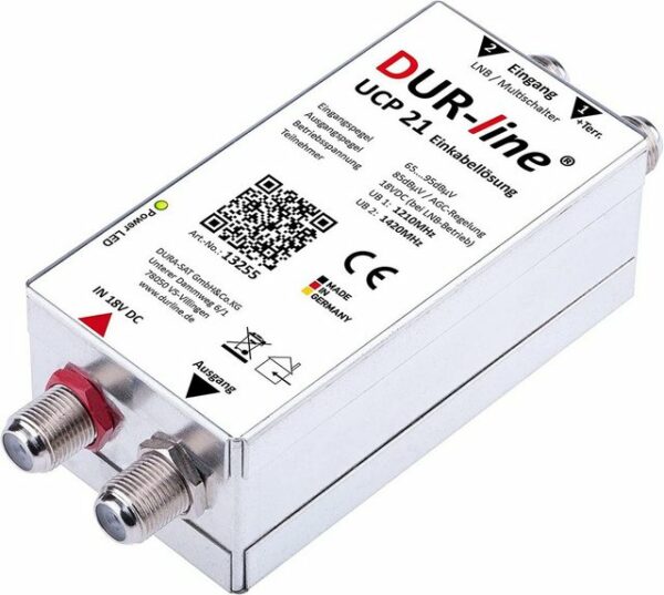 DUR-line DUR-line UCP 21 - Einkabellösung für 2 Teilnehmer SAT-Antenne