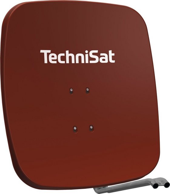 TechniSat Satellitenschüssel Satman 65 Plus ziegelrot HDTV UNYSAT-Universal-LNB SAT-Antenne