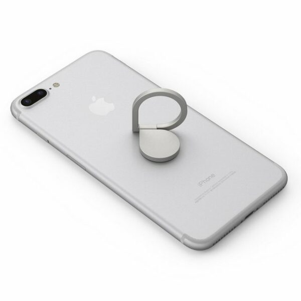 Kronya 360 Grad drehbarer Smartphone Fingerhalter - Halter Halterung Ständer - Kompatibel mit Apple iPhone Samsung Galaxy Smartphone-Halterung, (Einfache Montage)