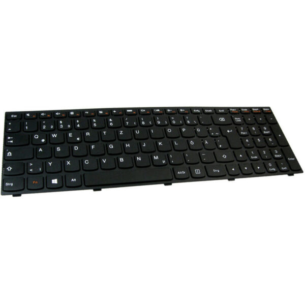 Original qwertz Tastatur Deutsch mit schwarzem Rahmen für Lenovo Ideapad 300 500 25214546 25214657 25214728 25214728 25214731 25214738 25214751