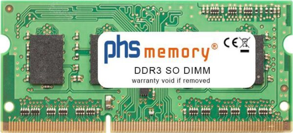 PHS-memory 4GB RAM Speicher für Lenovo IdeaPad G50-80 Touch (80KR) (i3/i5/i7 4th Gen) DDR3 SO DIMM 1600MHz PC3L-12800S (SP244032)