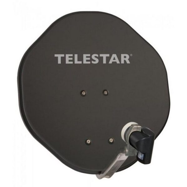 TELESTAR ALURAPID 45 cm Aluminium Sat-Schüssel SKYSINGLE HC LNB schiefergrau SAT-Antenne
