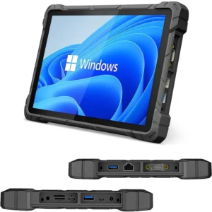 10.1 Inch Windows 11 Pro Rugged Tablet 4G LTE GPS 8GB RAM/128 GB ROM 10000mAh/3.7V Battery