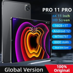 2024 Global Version Original 11 Inch Tablets Android 12 16GB RAM 1T ROM Dual 5G LTE Phone Call