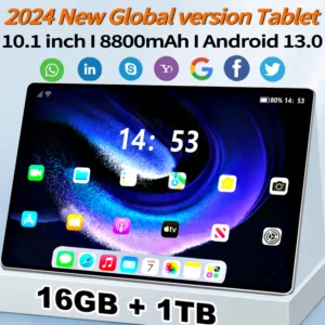 2024 New Network Android 13.0 Tablet 16GB RAM 1TB ROM 16MP 32MP 10 Core 8800mAh MTK6797 tablet 4 5G