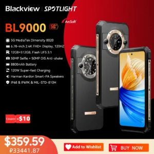[World Premiere] Blackview BL9000 5G Rugged Smartphone 6.78" 2.4K FHD+ 12+12GB 512GB Mobile Phone